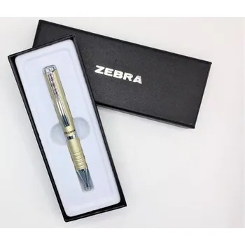 82407-24 Kuličkové pero "SL-F1", modrá, 0,24 mm, teleskopické, kovové, šampaň tělo, ZEBRA