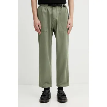 Pánské kalhoty Bavlněné kalhoty Gramicci LOOSE TAPERED RIDGE PANT G114.OGT. zelená 97X, vel. XL