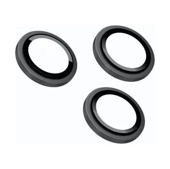 Ochranná skla čoček fotoaparátů FIXED Armor Camera Glass pro Apple iPhone 17, černá