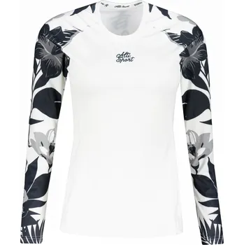 Dámské tričko Dámské funkční triko s dlouhým rukávem premium ALTISPORT VOJ/ALW115TR03 ČERNO-BÍLÁ XXL