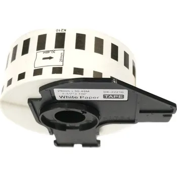Pásek do tiskárny Allprint pro kompatibilní etikety s Brother DK-22210, papírová role 29 x 30,48m