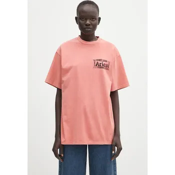 Bavlněné tričko Aries Aged Ancient Temple SS Tee AR6003103 oranžová 32X, vel. XXL