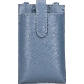 Kabelka Dámská kožená kabelka na mobil a doklady Italia Dita - modrá