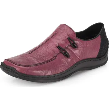 Dámské mokasíny Dámské mokasíny RIEKER L1751-35 červená S6 41