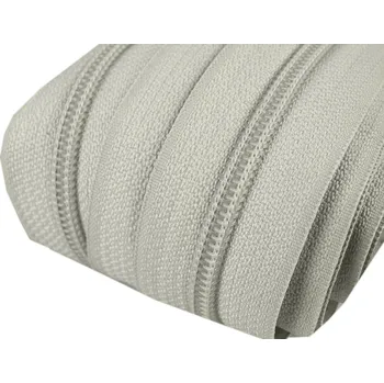 Zip Zip spirálový v metráži 5mm sv. modrošedý