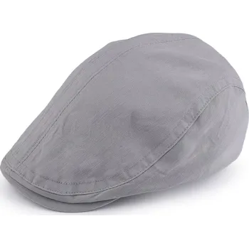 Pokrývka hlavy Pánská čepice bekovka bavlněná, velké, 4 šedá světlá