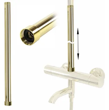 Sprchový set REA - Prodlužovací adaptér pro vanový/ sprchový set zlatá 50cm REA-K0890 REA