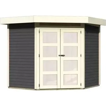 Zahrada LANIT PLAST, s.r.o. dřevěný domek KARIBU GOLDENDORF 3 (73068) terragrau LG3878