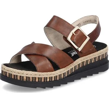 Dámské sandále Dámské sandály RIEKER V7951-24 hnědá S6 42