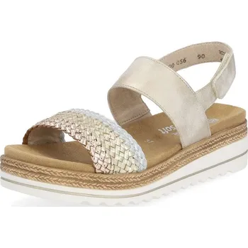 Dámské sandále Rieker Dámské sandály REMONTE D0Q56-90 zlatá S6 39