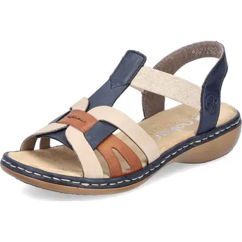 Dámské sandále Dámské sandály RIEKER 65918-90 modrá S6 40