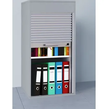 Policová skříň Vcm Kancelářská skříň Aktos L, šedá