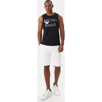 Dámské oblečení Emporio Armani Tank top EM000572 AF20434 UC001 Černá Regular Fit XL