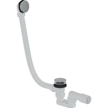 SAT Vanový sifon automat click clack 60cm DN40/DN50 nerez plast SATAVA60CCNRZ