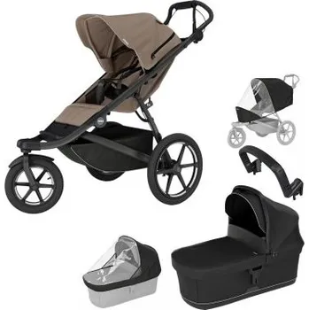 Dětské zboží Thule Urban Glide 3 Kompletní kočárek + příslušenství - Tinted Taupe/Black