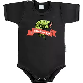 Kojenecký body Dětské body s krátkým rukávem Rybářův syn