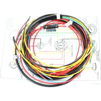 Auto elektroinstalace Svazek elektroinstalace Jawa, ČZ 125, 175, 250 spínací skříňka systém Bosch v masce