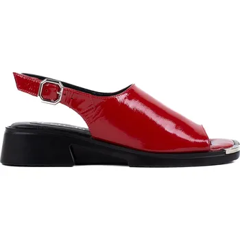 Dámské sandále Letizia Dámské červené sandály z lakované kůže Velikost: 39