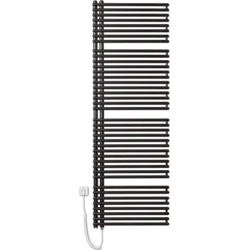 Thermal Trend HTO-E 746 x 1782 elektrický topný žebřík, 1200W HTO-E 746/1782-1200W antracit/černá Barva: Černá, Varianta: Levá