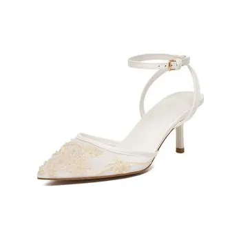 Dámské lodičky Lodičky DeeZee CEO-CD25-09-3 Bílá 41