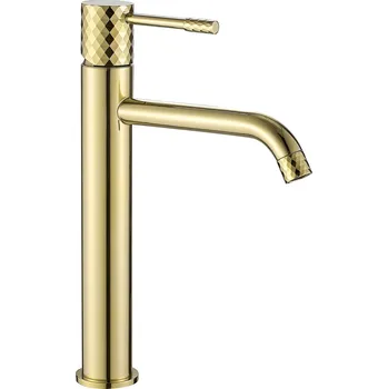 Rea Lungo Vysoká umyvadlová baterie metalické zlato