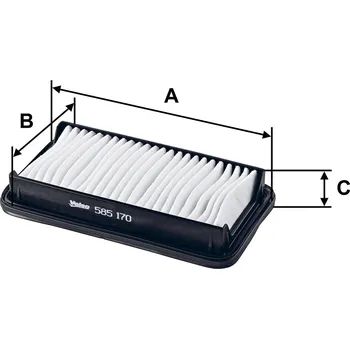 Vzduchový filtr Vzduchový filtr VALEO 585170