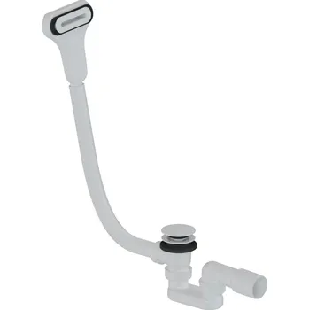 SAT Sifon vanový automat click clack 60 cm DN40/50 bílá lesklá plast SATAVAS60CCB