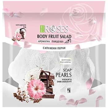 Nestandardní parfém Agiva Cosmetics Nature of Agiva 2v1 Mycí houbička s mýdlem s vůní růže a čokolády