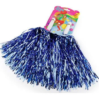 Pompon pro roztleskávačky 2 ks, barva 6 modrá královská