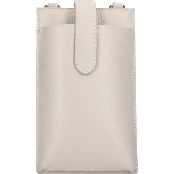 Kabelka Dámská kožená kabelka na mobil a doklady Italia Dita - šedá