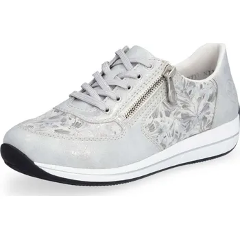 Dámské polobotky Dámské polobotky RIEKER N1112-80 stříbrná S6 41