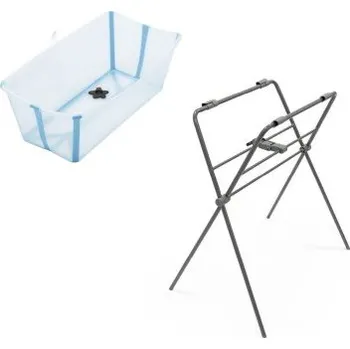 koupací vanička Stokke Flexi Bath Vanička + Stojan na vaničku - Ocean Blue