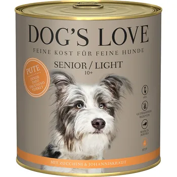 Krmivo pro psa 24x800g Dog's Love Senior/Light s krůtím