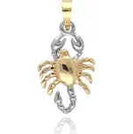 MOISS přívěsek ze žlutého zlata ŠTÍR BICOLOR
