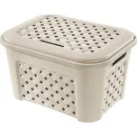 Koš na prádlo Tontarelli Košík na prádlo s víkem ARIANNA SMALL, krémová