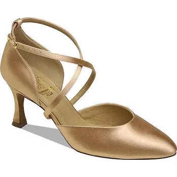 Pánská obuv Taneční boty Supadance 7901 satén tělová podpatek 6,5 cm Velikost: 6,5