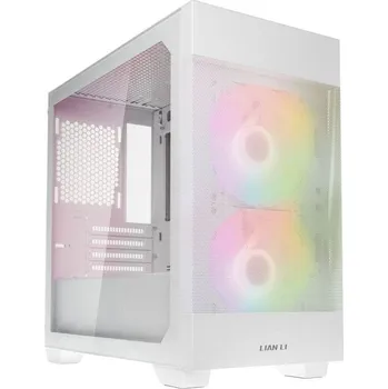 Lian Li LANCOOL 205M Mesh Micro ATX Case, bílá