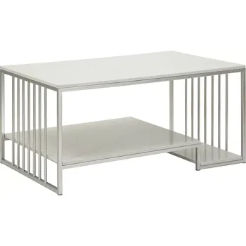 Konferenční stolek Konferenční stolek Kayseri 90 cm mramor/stříbrný