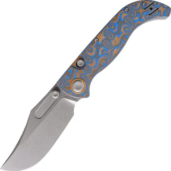 kapesní nůž Vosteed S35VN Stonewash Modrá Oceán Micarta A3903