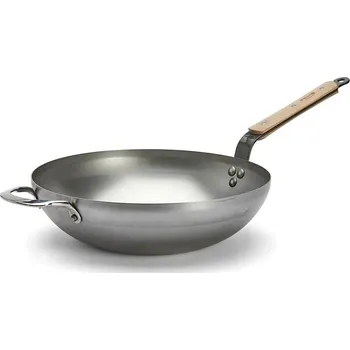 Pánev De Buyer 5717.32 - Pánev Wok MINERAL B BOIS 32 cm