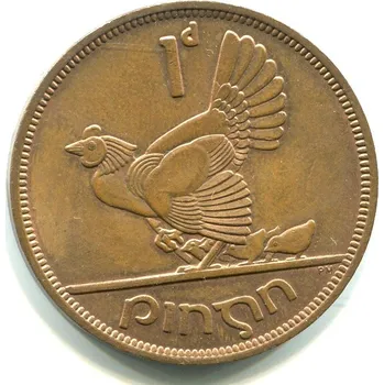 Sběratelství IRSKO. 1 penny 1968. KM-11