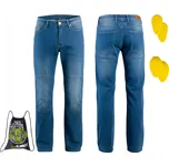 W-TEC Pánské moto jeansy Davosh modrá - XXL