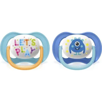 dudlíky PHILIPS AVENT Šidítko Ultra air Play 6-18 m chlapec, 2 ks Avent