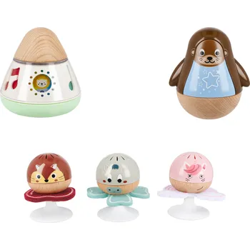 Hračka pro nejmenší lupilu® Sada chrastítek / Houpací vydra / Rotující hračka se zvukem