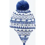 Dětská pletená čepice Kama BW23 WINDSTOPPER s merinem denim obvod hlavy 50-56 cm