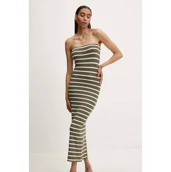 Dámské šaty Šaty Answear.LAB 19194.TMS zelená 91X, vel. M