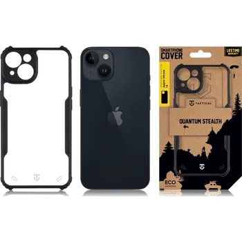 Telefonní příslušenství Tactical Quantum Stealth Kryt pro Apple iPhone 14 Clear/Black