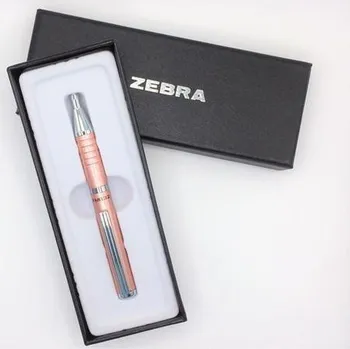 10082 Kuličkové pero "SL-F1", modrá, 0,24 mm, teleskopické, kovové, pudrově růžové tělo, ZEBRA