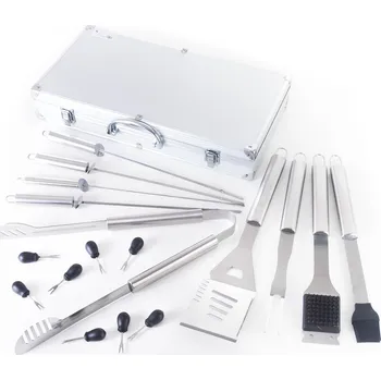 Příslušenství pro gril G21 Grilovací nářadí, sada 17 ks, hliníkový kufr