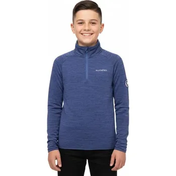 Chlapecká mikina Dětská funkční mikina s krátkým zipem – hřejivá a prodyšná Velikost: 158/164, Barva: Modrá